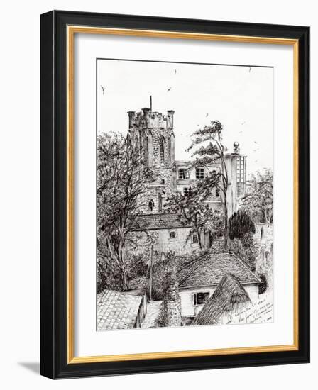 View from St Catherines School, Ventnor, 2011-Vincent Alexander Booth-Framed Giclee Print