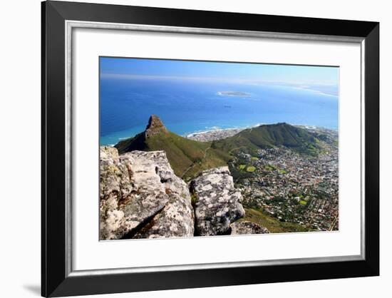 View from Table Mountain, Cape Town, South Africa-Renee Vititoe-Framed Photographic Print