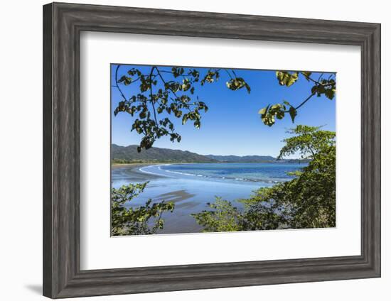 View from Tambor across Ballena Bay Towards Pochote on Southern Tip of Nicoya Peninsula, Costa Rica-Rob Francis-Framed Photographic Print