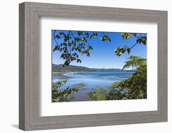 View from Tambor across Ballena Bay Towards Pochote on Southern Tip of Nicoya Peninsula, Costa Rica-Rob Francis-Framed Photographic Print