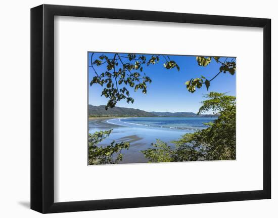 View from Tambor across Ballena Bay Towards Pochote on Southern Tip of Nicoya Peninsula, Costa Rica-Rob Francis-Framed Photographic Print