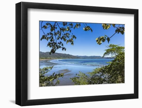 View from Tambor across Ballena Bay Towards Pochote on Southern Tip of Nicoya Peninsula, Costa Rica-Rob Francis-Framed Photographic Print