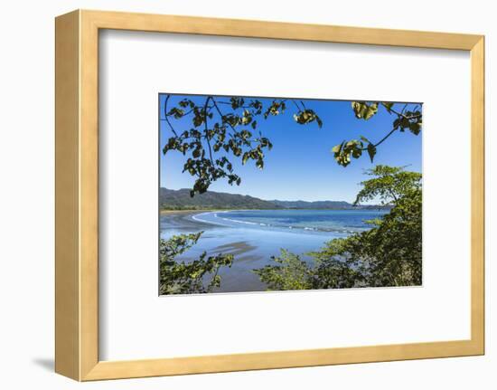 View from Tambor across Ballena Bay Towards Pochote on Southern Tip of Nicoya Peninsula, Costa Rica-Rob Francis-Framed Photographic Print