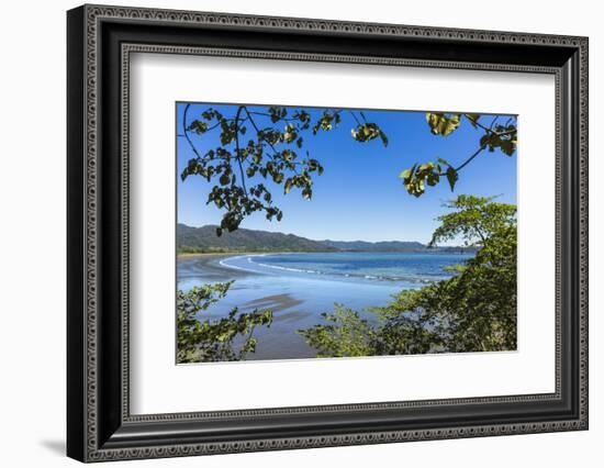 View from Tambor across Ballena Bay Towards Pochote on Southern Tip of Nicoya Peninsula, Costa Rica-Rob Francis-Framed Photographic Print