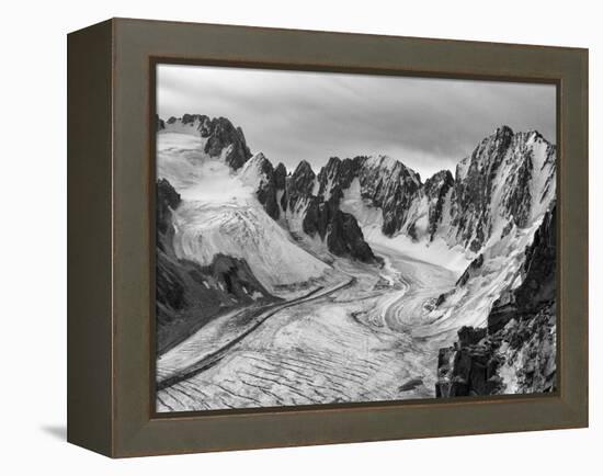 View from Teke-Tor Towards Peaks, Ala Archa National Park, Tian Shan Mountains-Nadia Isakova-Framed Premier Image Canvas