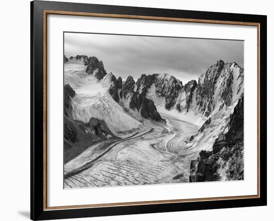 View from Teke-Tor Towards Peaks, Ala Archa National Park, Tian Shan Mountains-Nadia Isakova-Framed Photographic Print