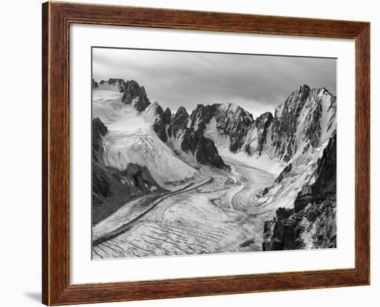 View from Teke-Tor Towards Peaks, Ala Archa National Park, Tian Shan Mountains-Nadia Isakova-Framed Photographic Print