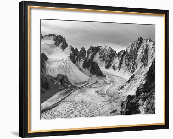 View from Teke-Tor Towards Peaks, Ala Archa National Park, Tian Shan Mountains-Nadia Isakova-Framed Photographic Print