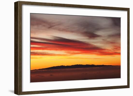 View from Tenerife to Gran Canaria, Tenerife, Canary Islands, Spain, Europe-Markus Lange-Framed Photographic Print