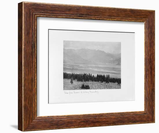 View from Terrace of Debung Monastery, Tibet, 1903-04-John Claude White-Framed Giclee Print