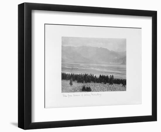 View from Terrace of Debung Monastery, Tibet, 1903-04-John Claude White-Framed Giclee Print