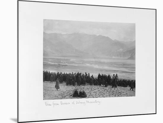 View from Terrace of Debung Monastery, Tibet, 1903-04-John Claude White-Mounted Giclee Print