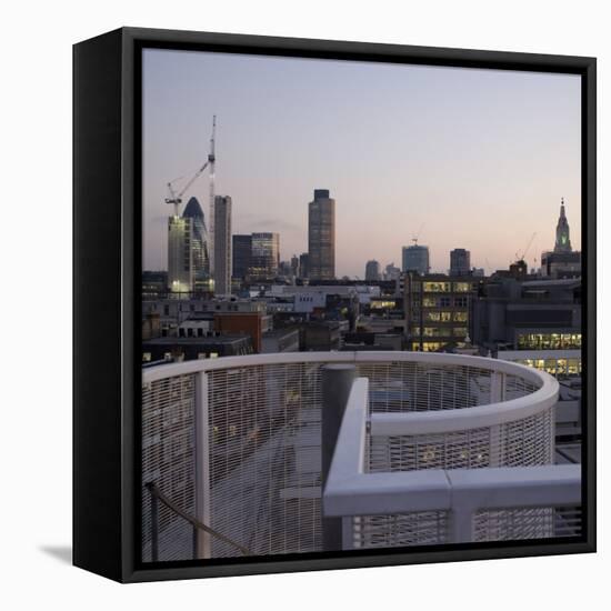View from Terrace of Roof Garden Apartment, London, UK-G. Jackson-Framed Stretched Canvas