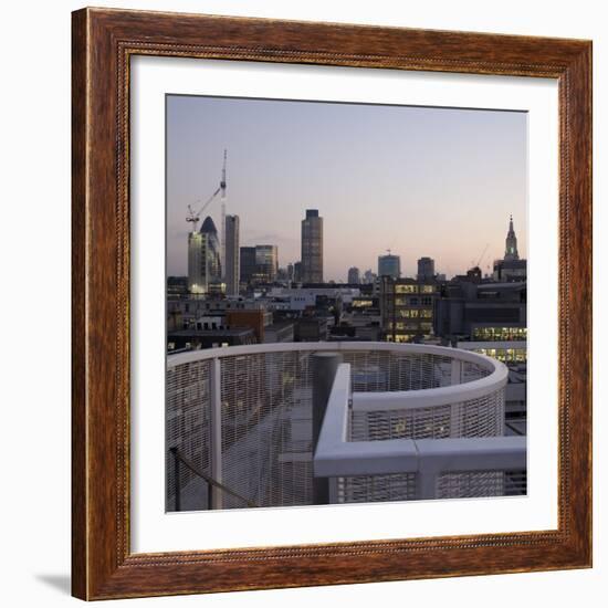 View from Terrace of Roof Garden Apartment, London, UK-G. Jackson-Framed Photo