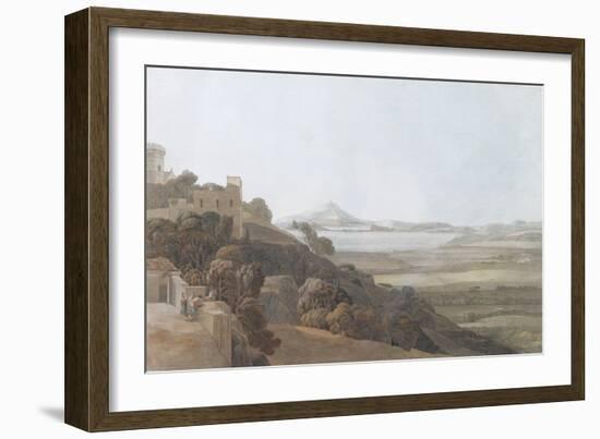 View from Tessa Aurunca, 1784-Francis Towne-Framed Giclee Print