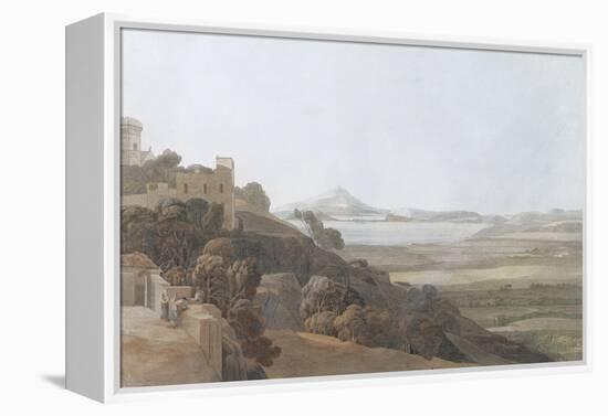 View from Tessa Aurunca, 1784-Francis Towne-Framed Premier Image Canvas