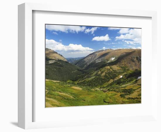 View from the Alpine Visitor Center, Rocky Mountain National Park, Colorado, USA-Michel Hersen-Framed Photographic Print