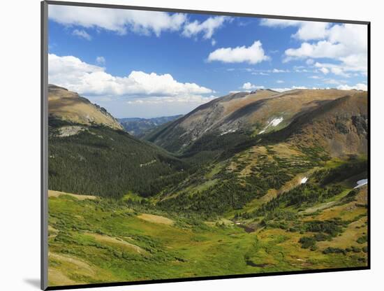 View from the Alpine Visitor Center, Rocky Mountain National Park, Colorado, USA-Michel Hersen-Mounted Photographic Print
