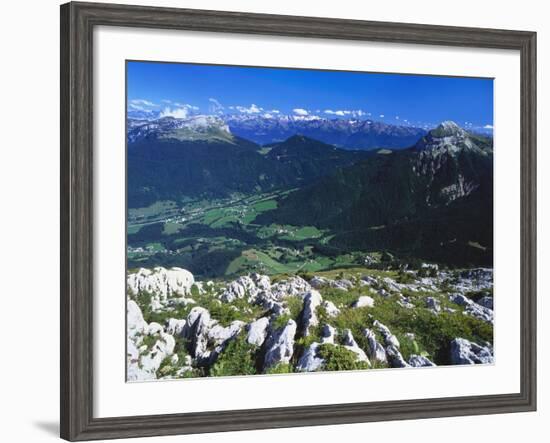 View from the Alps, Chartreuse, France-David Hughes-Framed Photographic Print