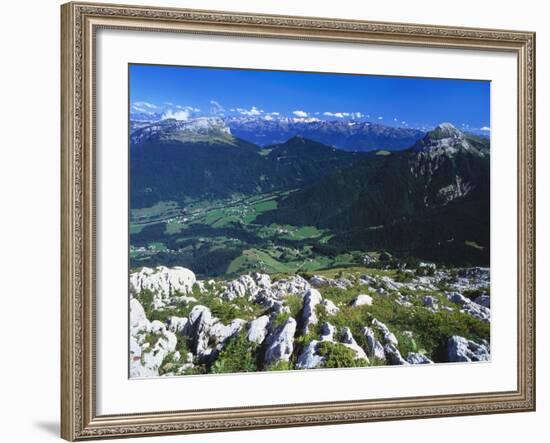 View from the Alps, Chartreuse, France-David Hughes-Framed Photographic Print