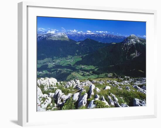 View from the Alps, Chartreuse, France-David Hughes-Framed Photographic Print