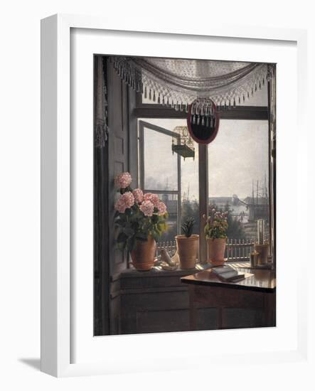 View from the artist's room, c.1825-Martinus Rorbye-Framed Giclee Print