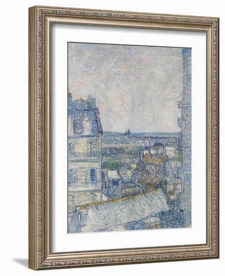 View from the Artist's Window, Rue Lapic, c.1887-Vincent van Gogh-Framed Giclee Print