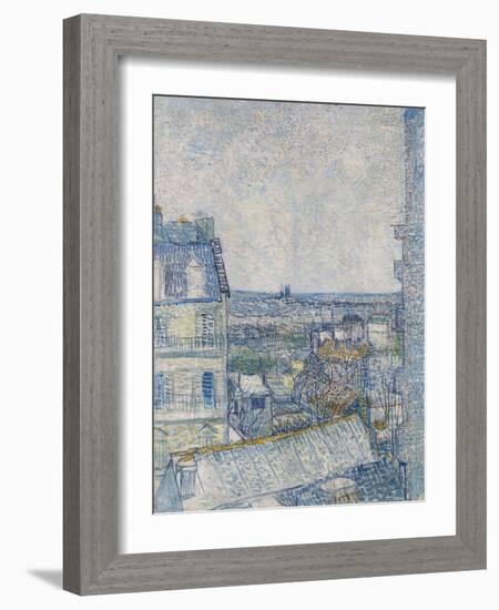 View from the Artist's Window, Rue Lapic, c.1887-Vincent van Gogh-Framed Giclee Print