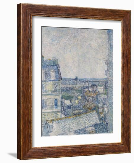 View from the Artist's Window, Rue Lapic, c.1887-Vincent van Gogh-Framed Giclee Print