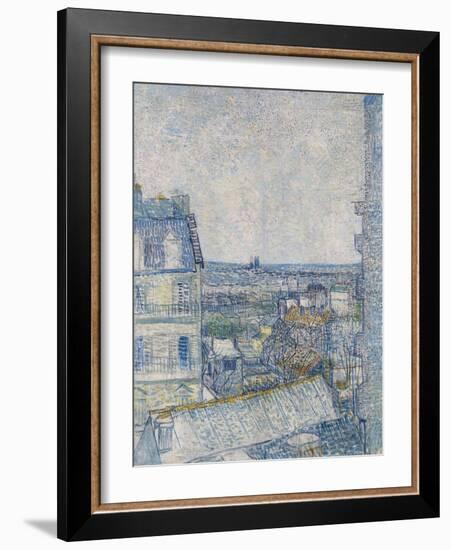 View from the Artist's Window, Rue Lapic, c.1887-Vincent van Gogh-Framed Giclee Print