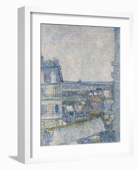 View from the Artist's Window, Rue Lapic, c.1887-Vincent van Gogh-Framed Giclee Print