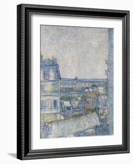 View from the Artist's Window, Rue Lapic, c.1887-Vincent van Gogh-Framed Giclee Print