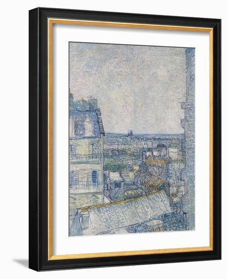 View from the Artist's Window, Rue Lapic, c.1887-Vincent van Gogh-Framed Giclee Print