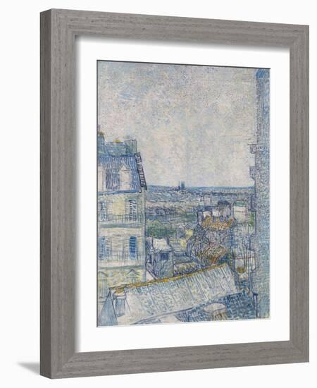 View from the Artist's Window-Vincent van Gogh-Framed Giclee Print