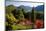 View from the Botanical Garden San Grato towards the Lake and Monte Bre Mountain-null-Mounted Art Print