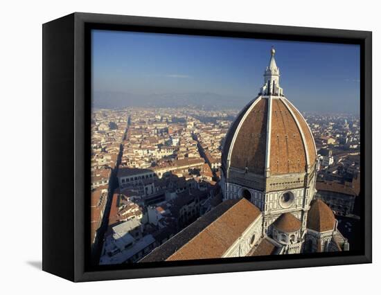 View from the Campanile of the Duomo (Cathedral) of Santa Maria Del Fiore, Florence, Tuscany, Italy-Robert Francis-Framed Premier Image Canvas