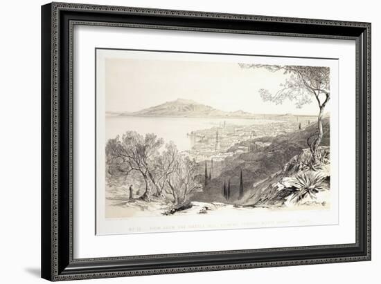 View from the Castle Hill, Looking Towards Monte Skopo, Zante, 1863-Edward Lear-Framed Giclee Print