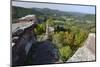 View from the Castle Ruin Drachenfels, Autumn, Palatinate Forest, Rhineland-Palatinate, Germany-Ronald Wittek-Mounted Photographic Print