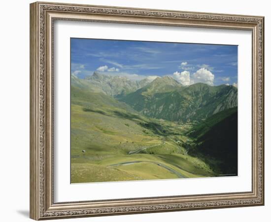 View from the Col De Vars, Near Barcelonnette, Haute-Alpes, French Alps, Provence, France, Europe-David Hughes-Framed Photographic Print