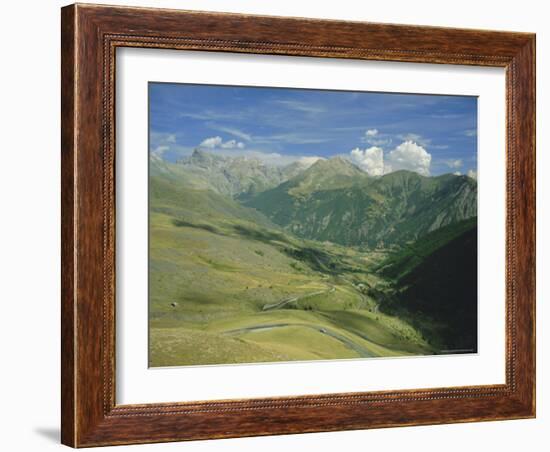 View from the Col De Vars, Near Barcelonnette, Haute-Alpes, French Alps, Provence, France, Europe-David Hughes-Framed Photographic Print