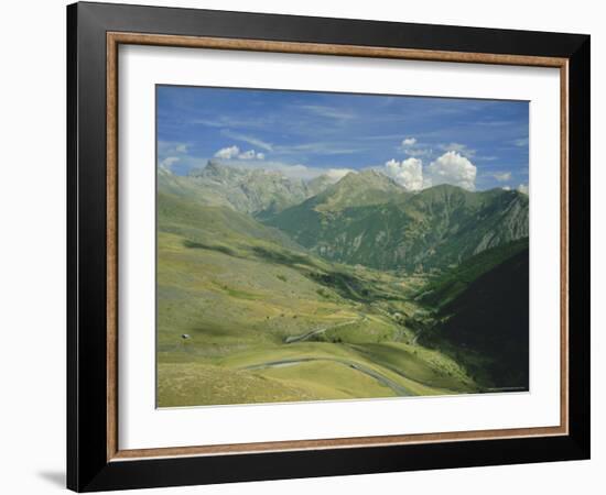 View from the Col De Vars, Near Barcelonnette, Haute-Alpes, French Alps, Provence, France, Europe-David Hughes-Framed Photographic Print