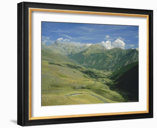 View from the Col De Vars, Near Barcelonnette, Haute-Alpes, French Alps, Provence, France, Europe-David Hughes-Framed Photographic Print