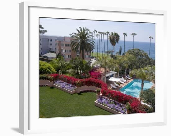 View from the Hotel La Valenica Overlooking La Jolla, Near San Diego, California, USA-Ethel Davies-Framed Photographic Print