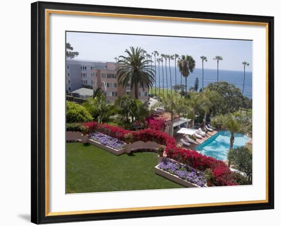 View from the Hotel La Valenica Overlooking La Jolla, Near San Diego, California, USA-Ethel Davies-Framed Photographic Print