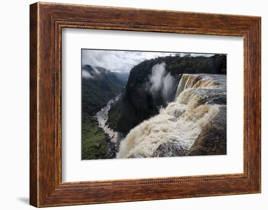 View from the Kaieteur Falls Rim into the Potaro River Gorge, Guyana, South America-Mick Baines & Maren Reichelt-Framed Photographic Print