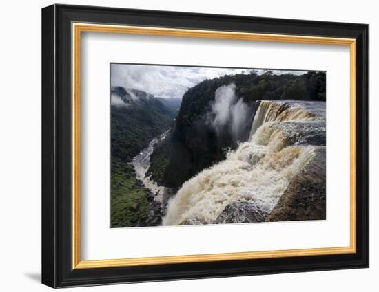 View from the Kaieteur Falls Rim into the Potaro River Gorge, Guyana, South America-Mick Baines & Maren Reichelt-Framed Photographic Print