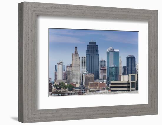 View from the Liberty Memorial over Kansas City, Missouri, United States of America, North America-Michael Runkel-Framed Photographic Print