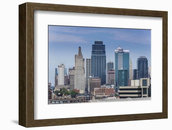 View from the Liberty Memorial over Kansas City, Missouri, United States of America, North America-Michael Runkel-Framed Photographic Print