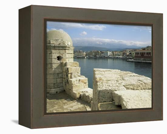 View from the Lighthouse of Chania, Crete, Greece-Sheila Terry-Framed Premier Image Canvas