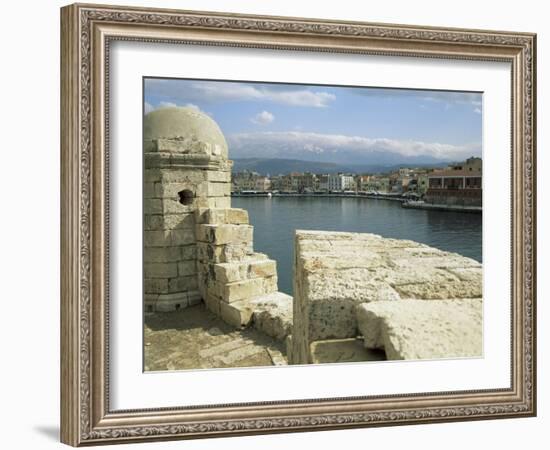 View from the Lighthouse of Chania, Crete, Greece-Sheila Terry-Framed Photographic Print